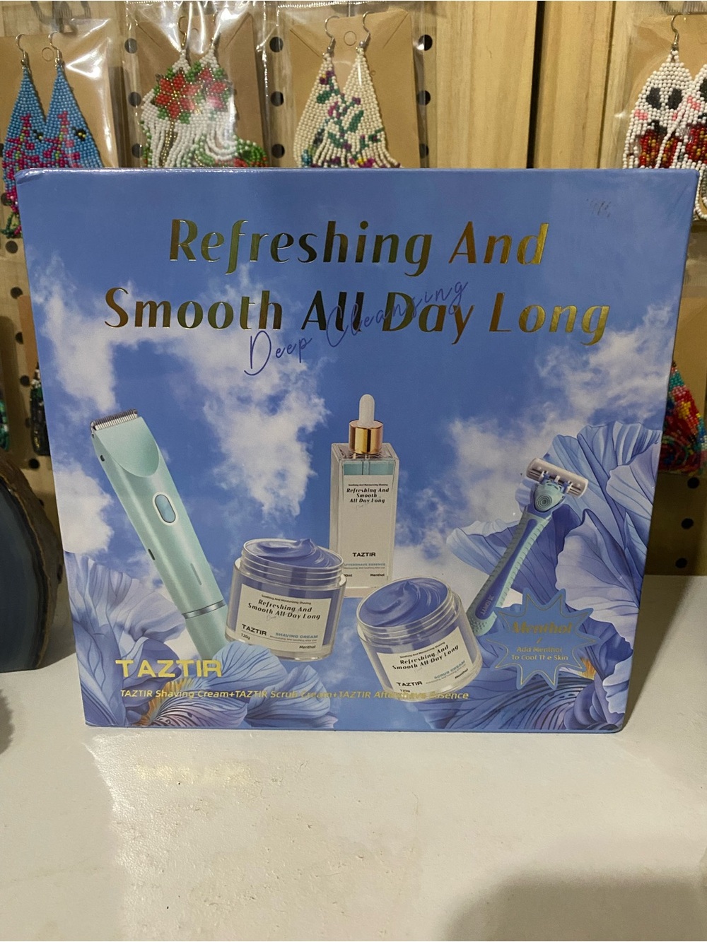 Blue Bath & Body Hair Removal Set — Refreshing Care